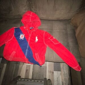 Vintage xxl polo Ralph Lauren full hooded zip up jacket like new condition
